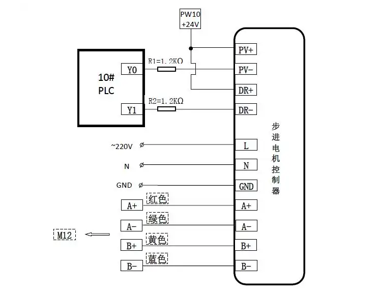 步进电机4根线怎么接线（步进电机四根线）